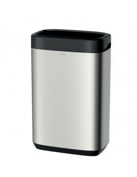 Poubelle grise inox 50L à fixer ou à poser - TORK B1