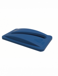 Couvercle de recyclage pour papier - Bleu - SLIM JIM