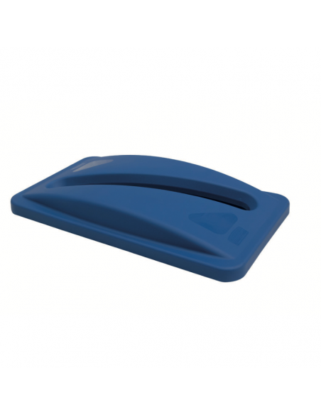 Couvercle de recyclage pour papier - Bleu - SLIM JIM
