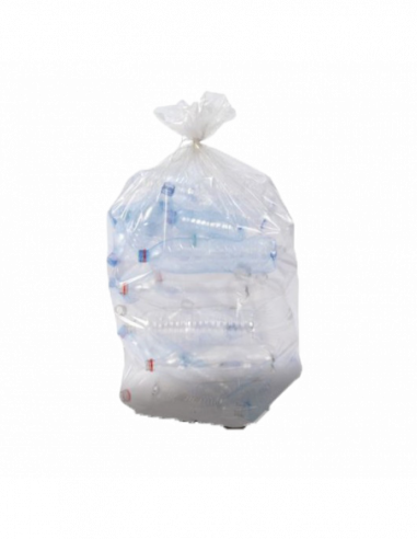Sac Poubelle 170L Transparent Renforcé - 40...