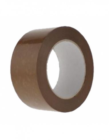 Ruban adhésif PVC havane 50mm x 100m - Carton...
