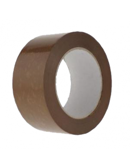 Ruban adhésif PVC havane 50mm x 100m - Carton de 36 rouleaux
