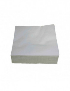 Serviette pure ouate blanche 2 plis 30x30cm - Carton de 3200