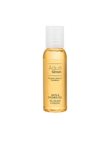 Gel bain et douche 35ml - AQUA SENSES - Carton de 300 flacons