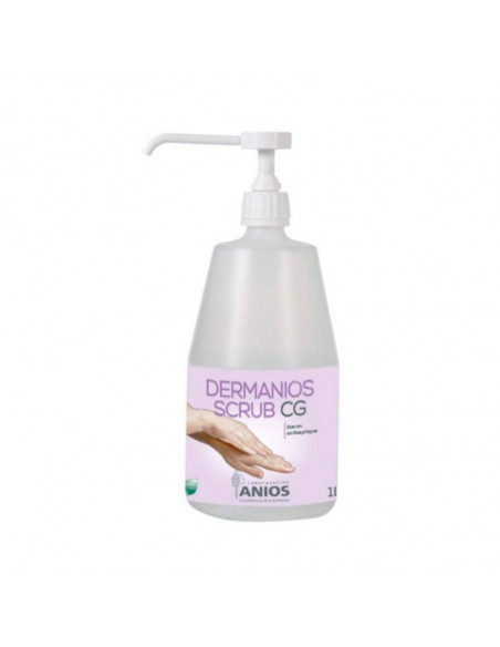 Savon antiseptique DERMANIOS SCRUB CG - Flacon 1l à pompe