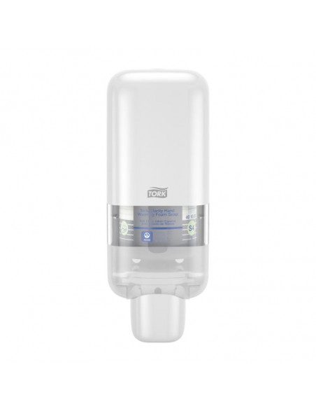 Distributeur de savon et désinfectant TORK S4 pour recharge 1l