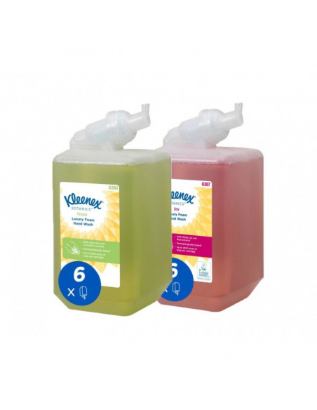 Savon mousse Botanics Luxury - Carton de 6 recharges 1l