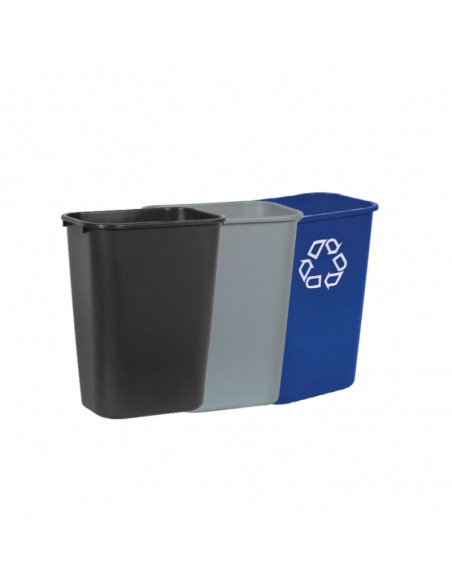 Corbeille pour tri sélectif grand format - 39L