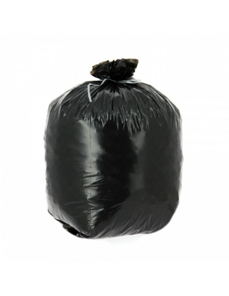 Sac Poubelle 50L Noir - Carton de 500 Sacs