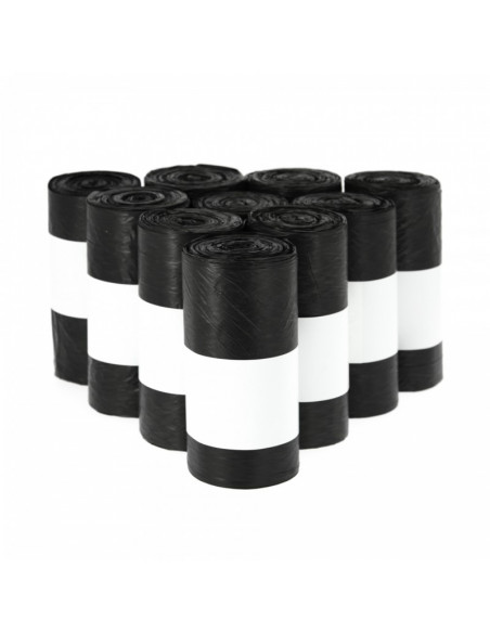 Sac Poubelle 50L Noir - Carton de 500 Sacs