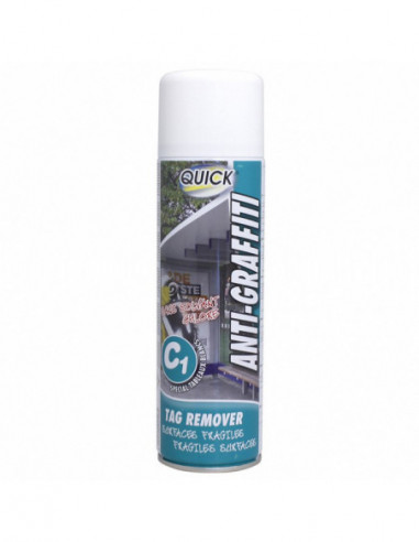 Anti-graffiti C1 surfaces plastiques - Bombe 500ml
