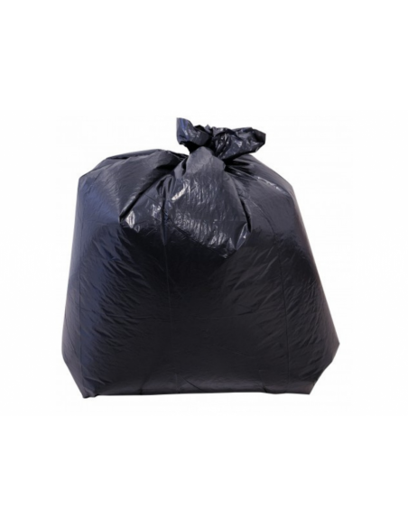 Sac Poubelle 130L Noir - Carton de 100  ou 200 Sacs