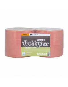 Bobine industrielle d'essuyage 800 formats recyclée 260 m... 2