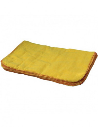 Chamoisine coton jaune - 40x50cm - Sachet de 10