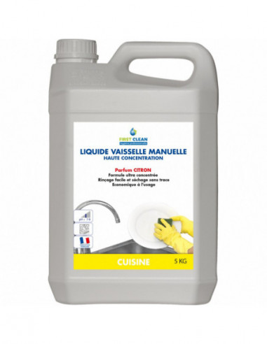 Liquide vaisselle plonge manuelle Citron 22% -...