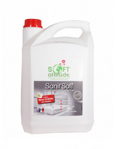 Détartrant sanitaires - SANIT'SOFT - Bidon 5L