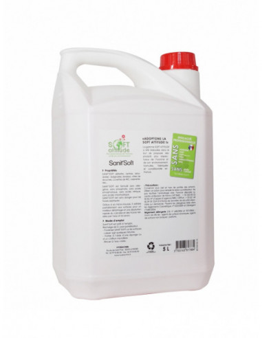 Détartrant sanitaires - SANIT'SOFT - Bidon 5L