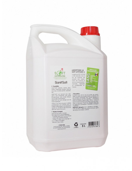 Détartrant sanitaires - SANIT'SOFT - Bidon 5L