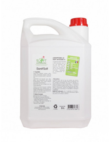 Détartrant sanitaires - SANIT'SOFT - Bidon 5L