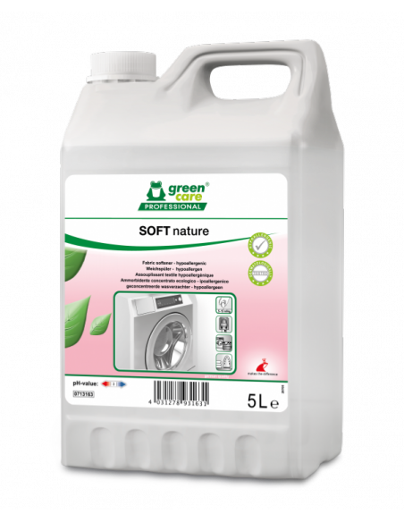 Assouplissant textile - SOFT NATURE GREENCARE - Bidon de 5L