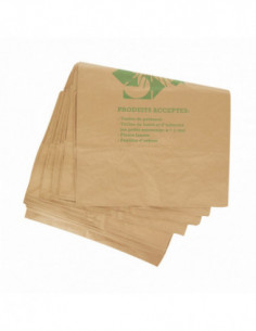 Sac papier déchets verts 100L - Paquet de 25 2