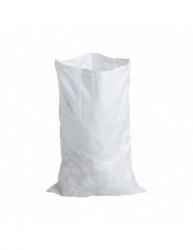 Sac gravats 80L polypropylène tissé blanc -...