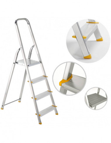 Escabeau ECO en aluminium 4 marches