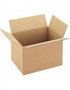 Caisse carton simple cannelure 54x36x32 - Paquet de 20 2