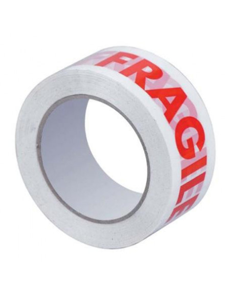 Ruban adhésif Polypropylène "FRAGILE" 50mm x 50m - Carton de 36 rouleaux