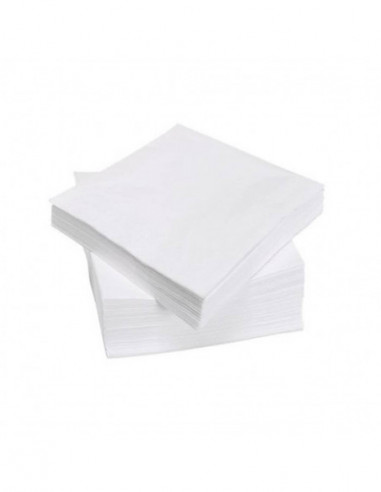 Serviette Airlaid blanche 40x40cm - (16x50) -...