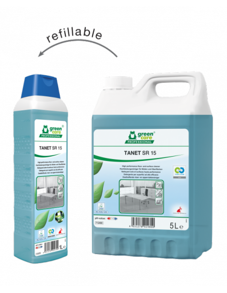 Nettoyant universel concentré TANET SR15 Ecolabel - Bidon de 1L