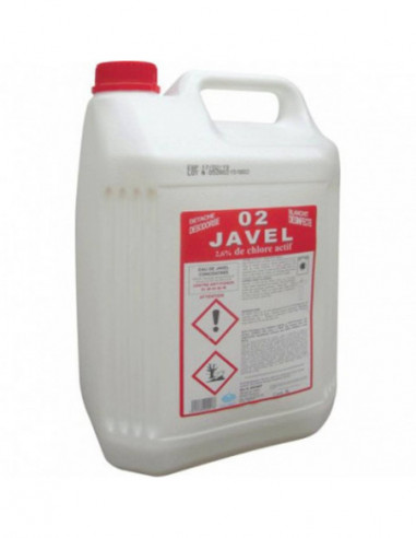 Javel liquide 2,6% - Bidon 5L