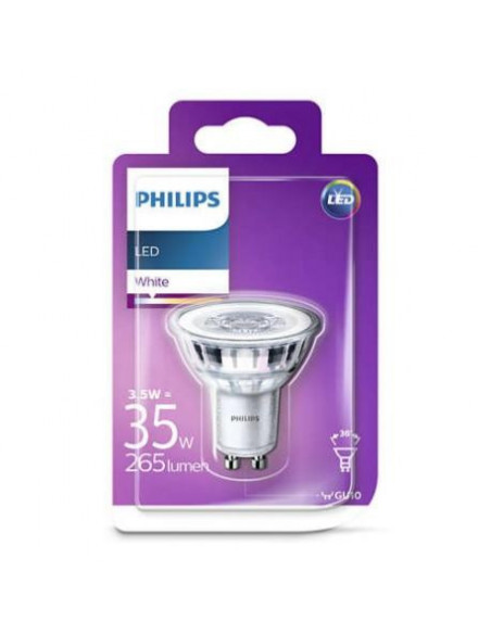 Ampoule LED GU10 3,5-35W - 240V - PHILIPS - 2700K