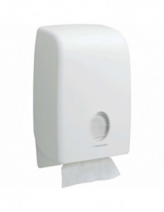 Distributeur essuie-mains pliés interfoliés - AQUARIUS Blanc