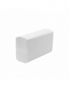 Essuie-mains pliés en W - 2 plis lisses - Pure Ouate...