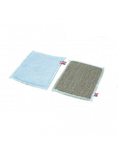 Lavette anti-calcaire en microfibre et laine...