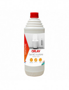 Détartrant désinfectant - Gel WC 4 Actions - Bidon 1L