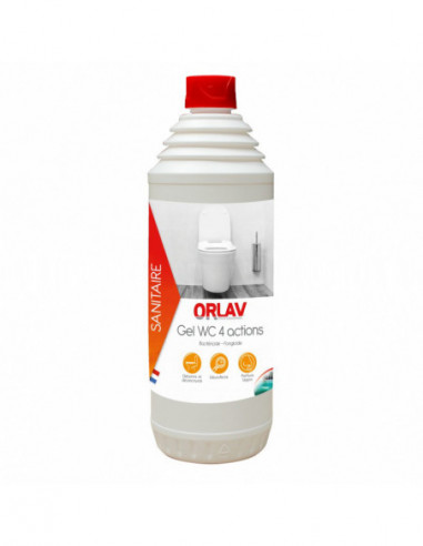 Détartrant désinfectant - Gel WC 4 Actions -...