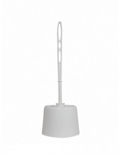 Brosse WC boule avec socle blanc