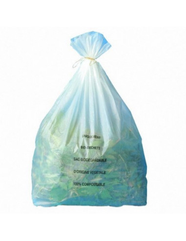 Sac Poubelle 110L 100% Biodégradable liens...
