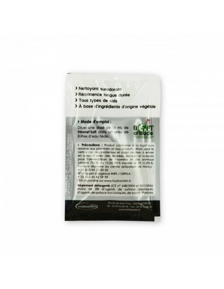 Nettoyant tous types de sols - DEONET'SOFT - Colis de 250 dosettes de 16ml