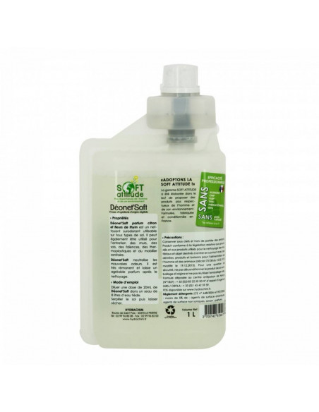 Nettoyant tous types de sols - DEONET'SOFT - Bidon doseur de 1L