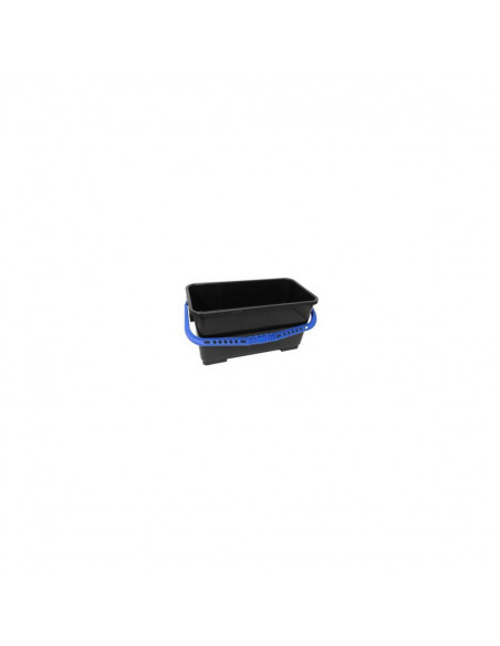 Seau 22L BIG noir rectangulaire - anse de couleur