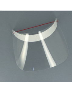 Visière de protection transparente relevable et réutilisable 2