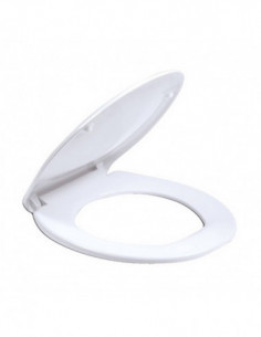 Abattant WC - Thermodur Premium Blanc avec charnières inox