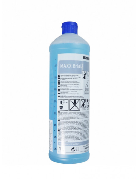 Nettoyant vitres et surfaces - MAXX BRIAL2 ECOLAB - Bidon 1L