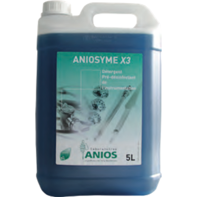 Détergent pré-désinfectant de l'instrumentation ANIOSYME X3 - Bidon 5l