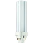 Ampoule fluocompacte PLC Culot G24D1 - 18W - PHILIPS - 4100K