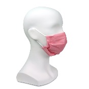 Masque en tissu - Rose clair - A l'unité 