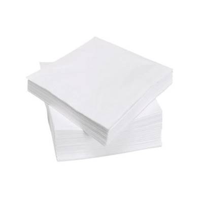Serviette pure ouate blanche 2 plis 38x38cm - Carton de 1800